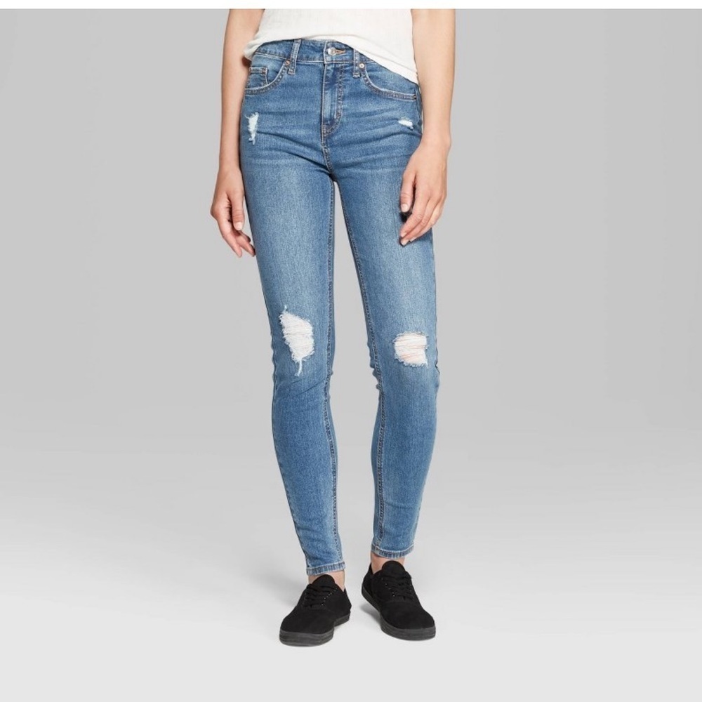 WILD FABLE SUPER HIGH RISE SKINNY JEANS 💙